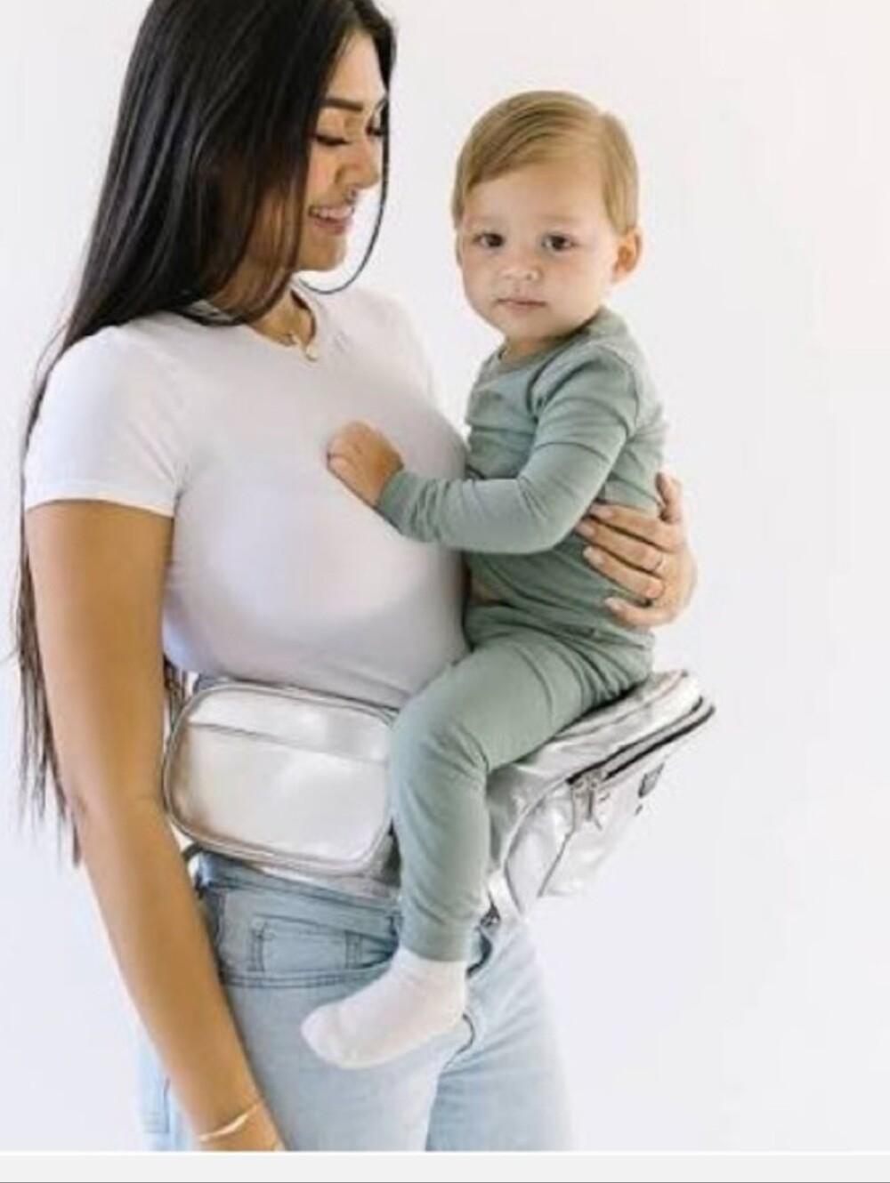 Tushbaby Silver Backpack